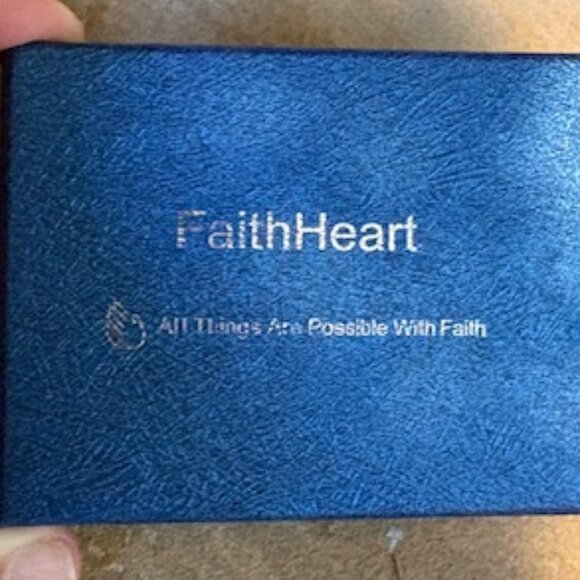 New FaithHeart Eye of Horus Egypt Gunmetal Ring with Gift Box, Pouch Size 7 - Picture 5 of 5